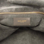 Saint Laurent Paris Classic Duffle 12 Boston Bag Shoulder 2-Way Leather Gray — view 6