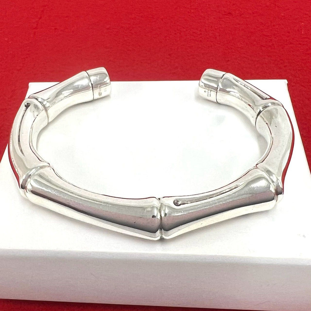 Gucci Bamboo Bangle 925 Sterling Silver Bracelet