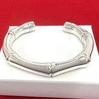 Gucci Bamboo Bangle 925 Sterling Silver Bracelet