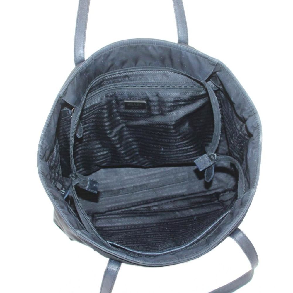 Prada Re-Nylon Tote Bag Nylon Black — view 6