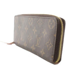 Louis Vuitton Portefeuille Clemence Wallet Monogram Coin Purse Zip Around Brown — view 2