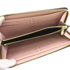 Louis Vuitton Portefeuille Clemence Wallet Monogram Coin Purse Zip Around Brown — view 5