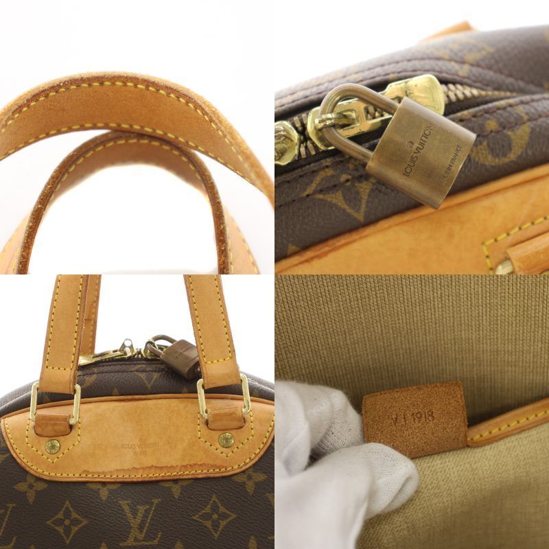 Louis Vuitton Monogram Excursion Handbag Leather Vachetta Brown — view 7