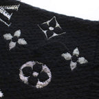 Louis Vuitton Logomania Scarf Shine Monogram Black Silver — view 3