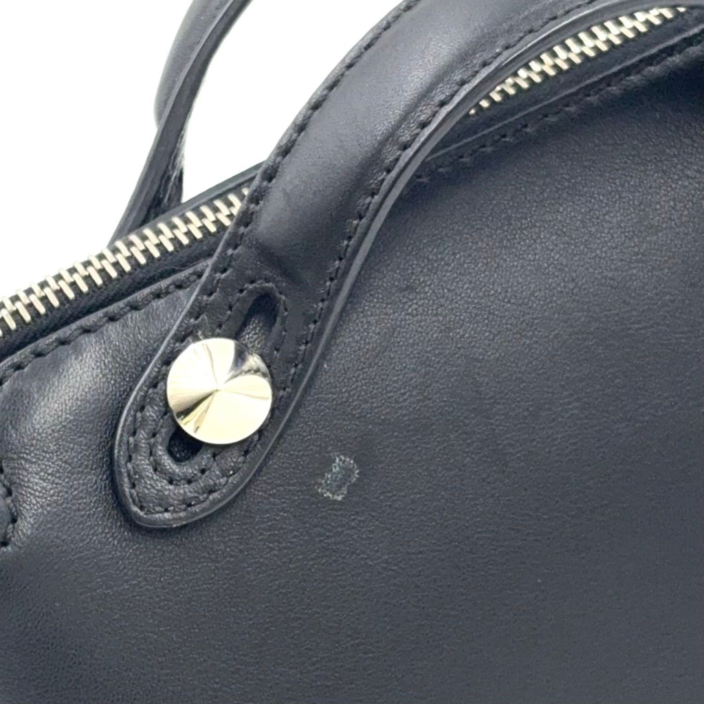 Fendi by the Way Flowerland 2-Way Calfskin Black Handbag Silver — view 5