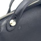 Fendi by the Way Flowerland 2-Way Calfskin Black Handbag Silver — view 5