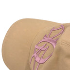 Dior Cactus Jack Leather Cotton Pink Beige Hat Silver — view 8