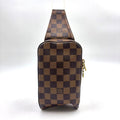 Louis Vuitton Geronimos Brown Belt Bag Gold