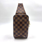 Louis Vuitton Geronimos Brown Belt Bag Gold