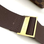 Louis Vuitton Geronimos Brown Belt Bag Gold — view 8