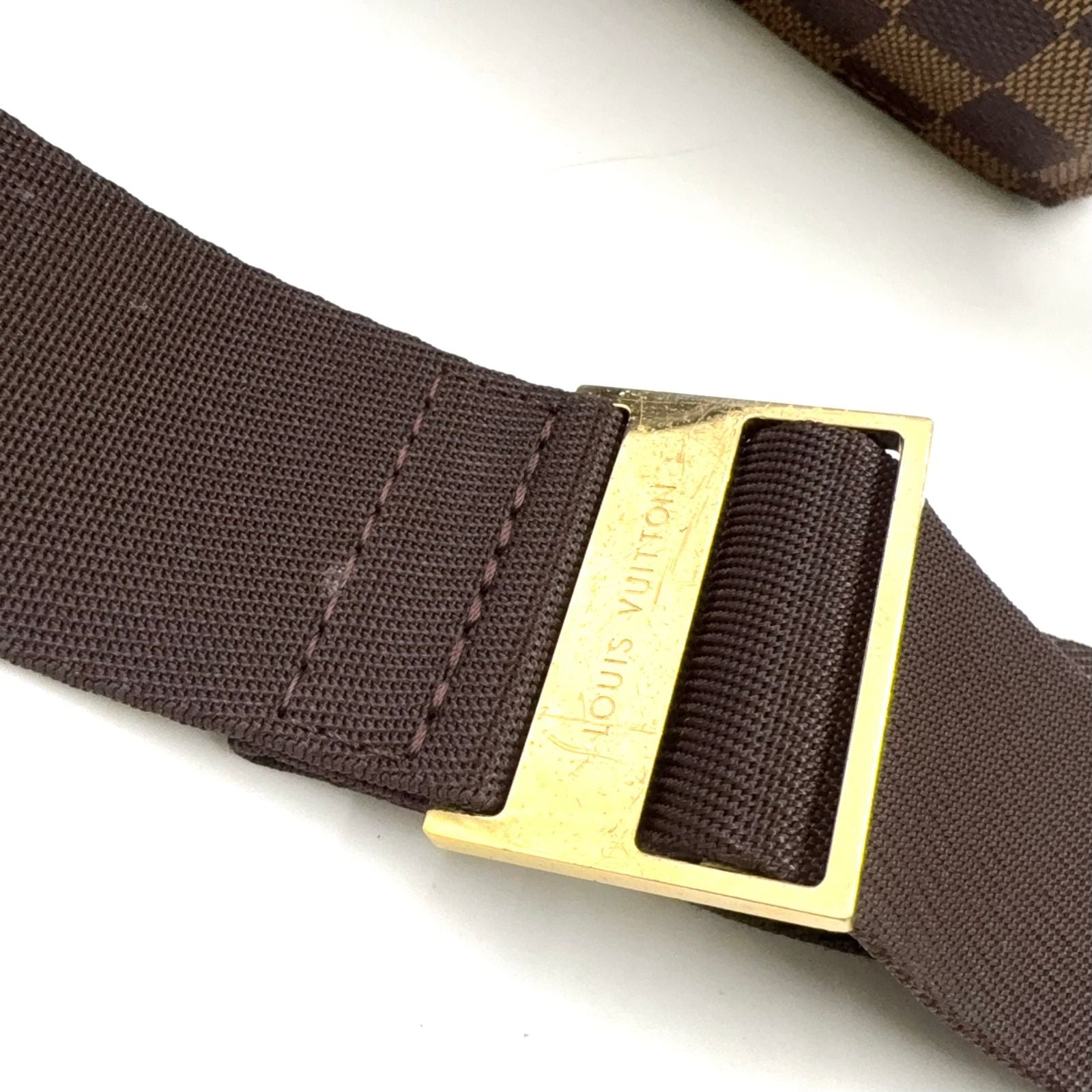 Louis Vuitton Geronimos Brown Belt Bag Gold — view 8