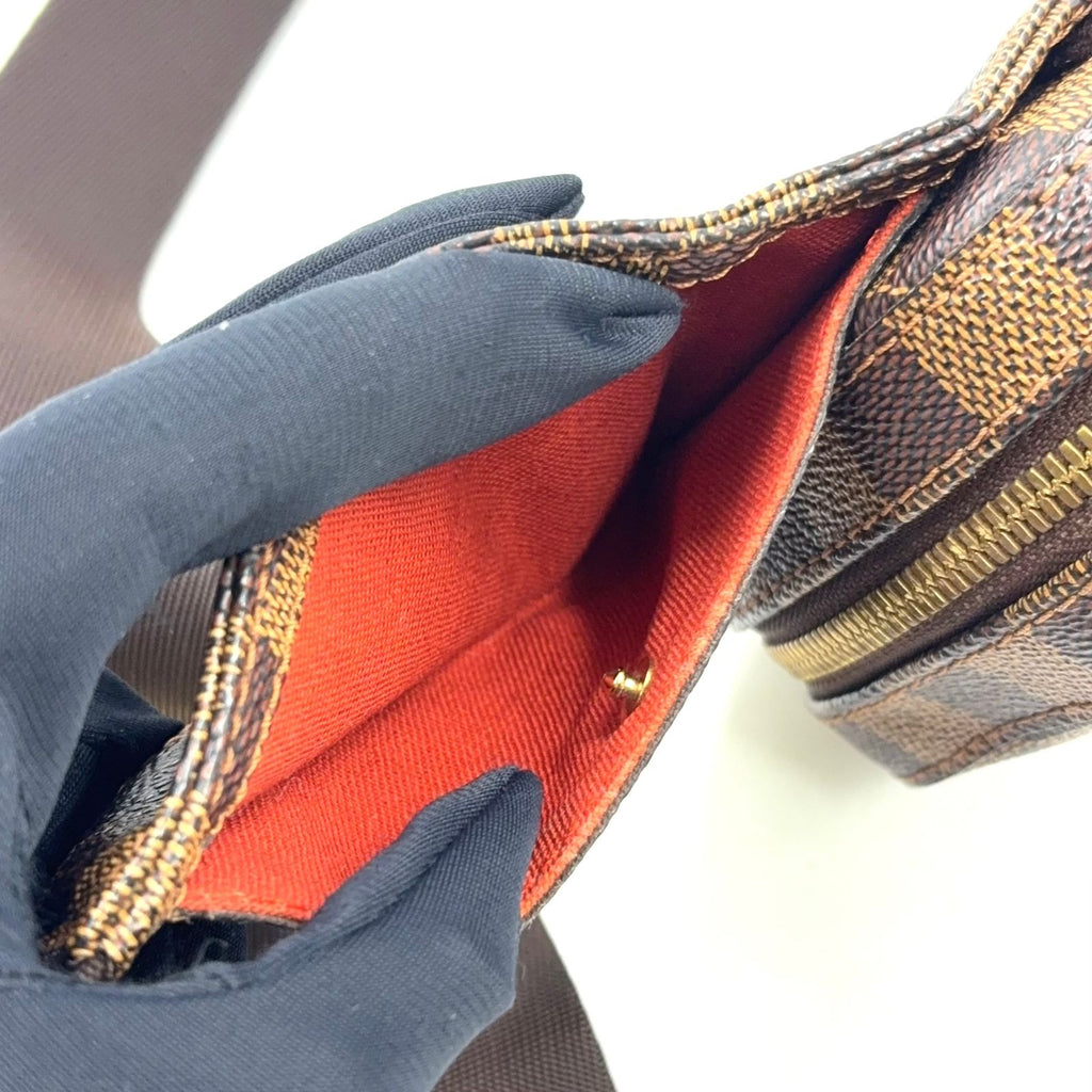 Louis Vuitton Geronimos Brown Belt Bag Gold — view 5