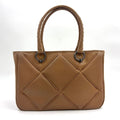 Bottega Veneta Marco Polo Brown Tote Bag Black