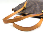 Louis Vuitton Totally MM Monogram Leather Brown Light Tote Bag Gold — view 5