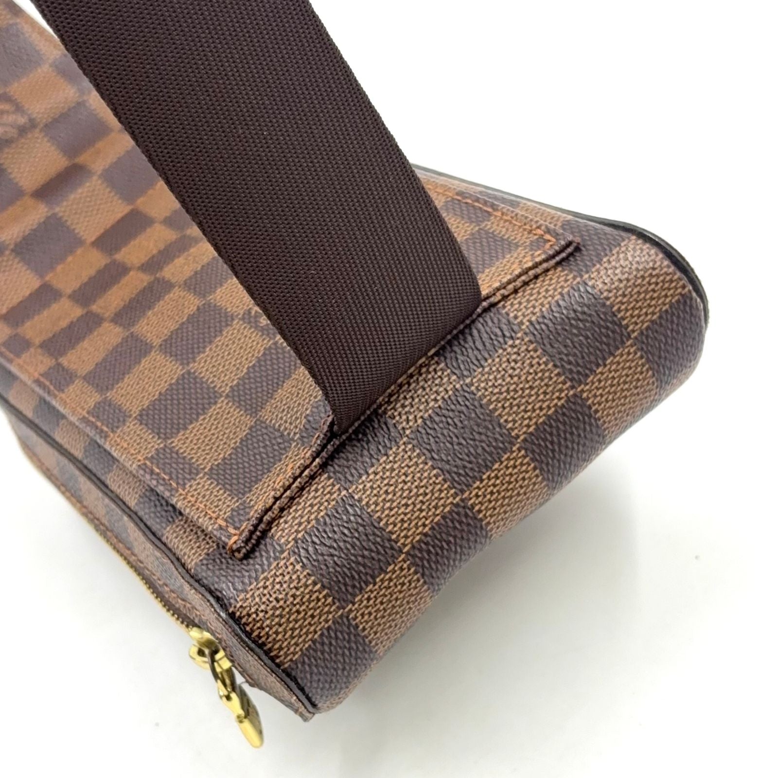 Louis Vuitton Geronimos Brown Belt Bag Gold — view 7