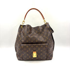 Louis Vuitton Metis Monogram Leather Brown Light Handbag Gold