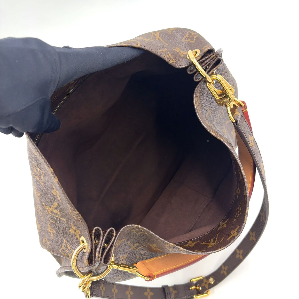 Louis Vuitton Metis Monogram Leather Brown Light Handbag Gold — view 3