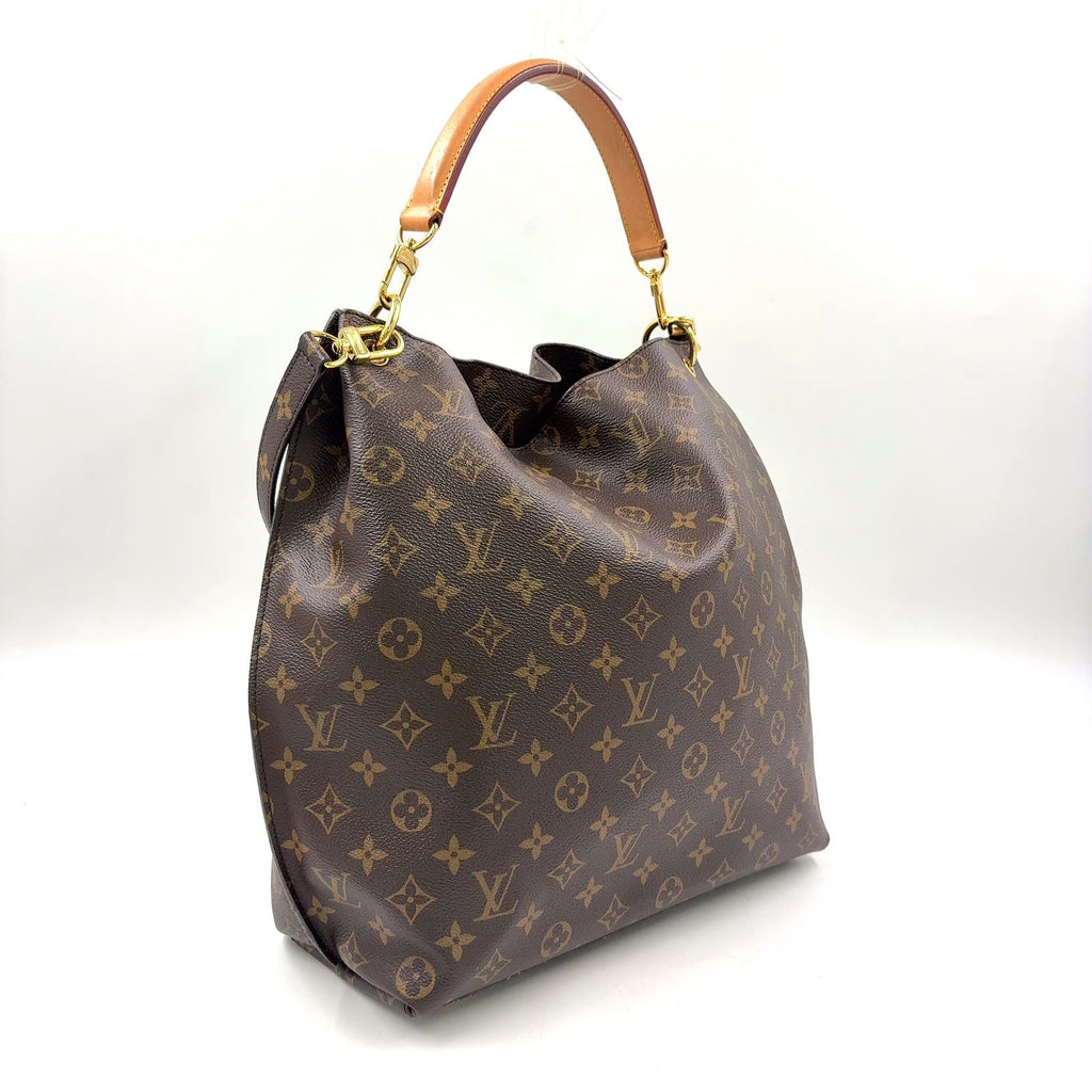 Louis Vuitton Metis Monogram Leather Brown Light Handbag Gold — view 2
