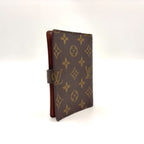 Louis Vuitton Agenda PM Leather Brown Notebook Cover Gold — view 2