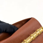 Louis Vuitton Agenda PM Leather Brown Notebook Cover Gold — view 8