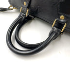 Louis Vuitton Speedy 25 Epi Noir Leather Black Handbag Gold — view 5