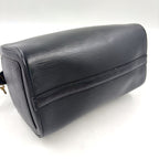 Louis Vuitton Speedy 25 Epi Noir Leather Black Handbag Gold — view 8