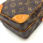 Louis Vuitton Amazon Monogram Leather Brown Light Shoulder Bag Gold — view 5