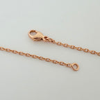 Hermes Mini Pop H Necklace H Logo Metal Pink Gold Green — view 3