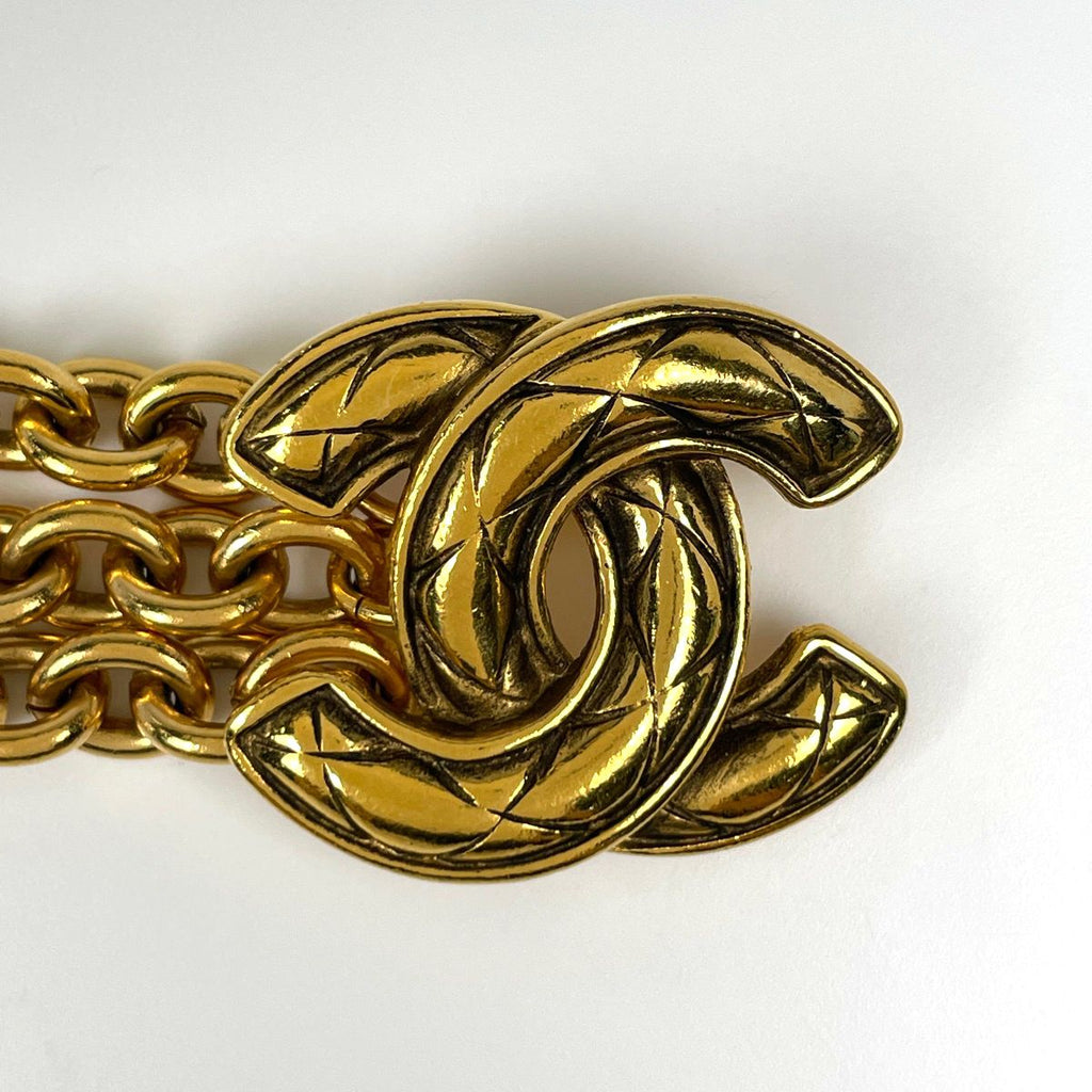 Chanel Belt CC Logo Gold Plated — view 2