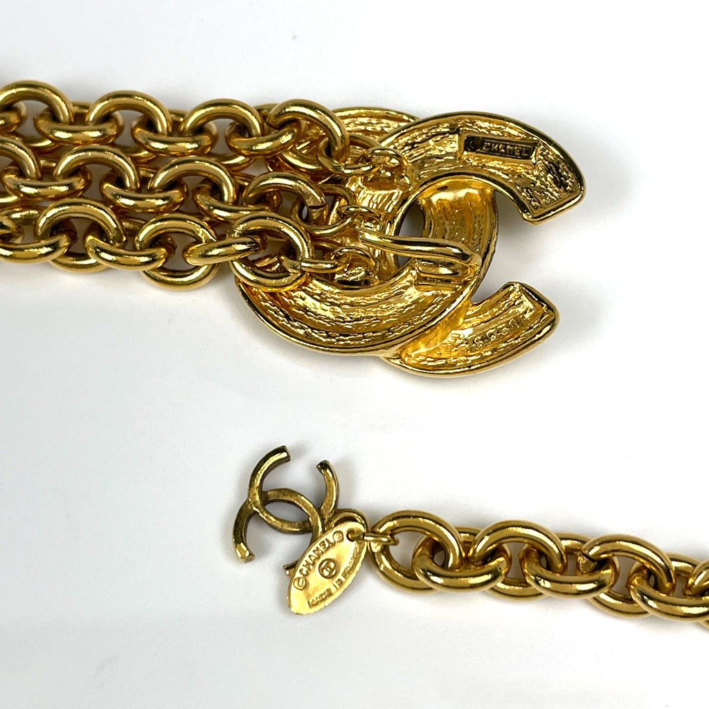 Chanel Belt CC Logo Gold Plated — view 3