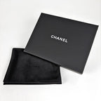 Chanel Card Case CC Logo Quilted Coin Purse Caviar Leather Light Blue — view 8