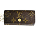 Louis Vuitton Multicles 4 Key Case Key Hook Key Holder Monogram Brown