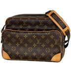 Louis Vuitton Nile Shoulder Bag Monogram Brown