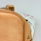 Louis Vuitton Alma Handbag Monogram Multicolor Blanc — view 3