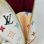 Louis Vuitton Alma Handbag Monogram Multicolor Blanc — view 7