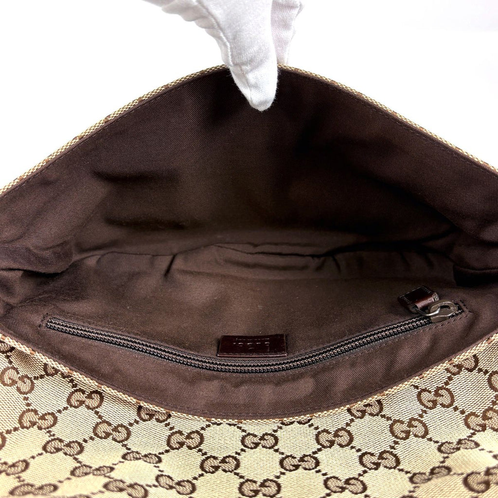 Gucci Belt Bag GG Pattern Waist Canvas Beige Brown — view 7