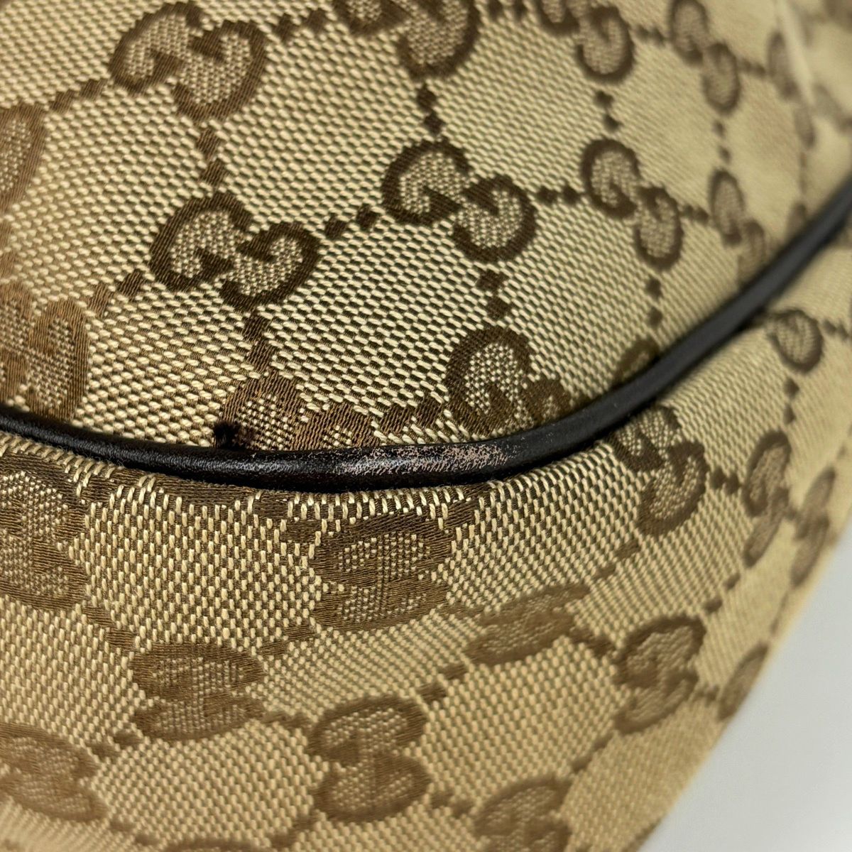 Gucci Tote Bag GG Pattern Sukey Canvas Beige Brown — view 3