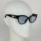 Chanel Sunglasses CC Logo Camellia Acetate Faux Pearl Black Eyewear — view 5