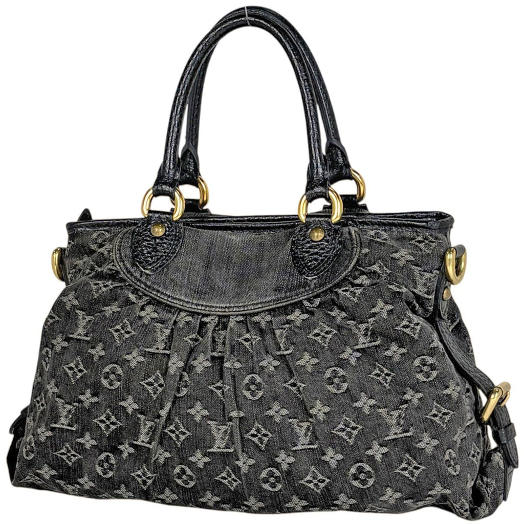 Louis Vuitton Neo Cabby MM Handbag Monogram Denim Noir