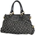 Louis Vuitton Neo Cabby MM Handbag Monogram Denim Noir