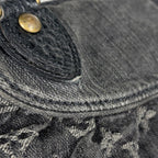 Louis Vuitton Neo Cabby MM Handbag Monogram Denim Noir — view 4
