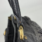 Louis Vuitton Neo Cabby MM Handbag Monogram Denim Noir — view 7