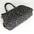 Louis Vuitton Neo Cabby MM Handbag Monogram Denim Noir — view 2