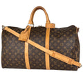 Louis Vuitton Keepall Bandouliere 50 Boston Bag Monogram Brown