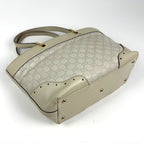 Gucci Tote Bag Guccissima GG Pattern Leather White — view 2