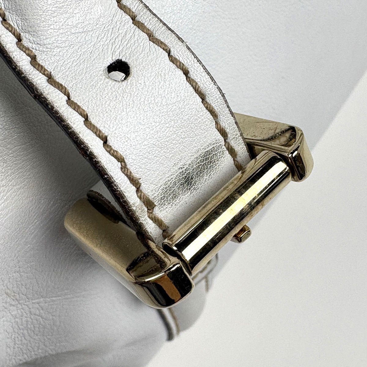 Gucci Handbag GG Logo Interlocking G Leather White — view 5