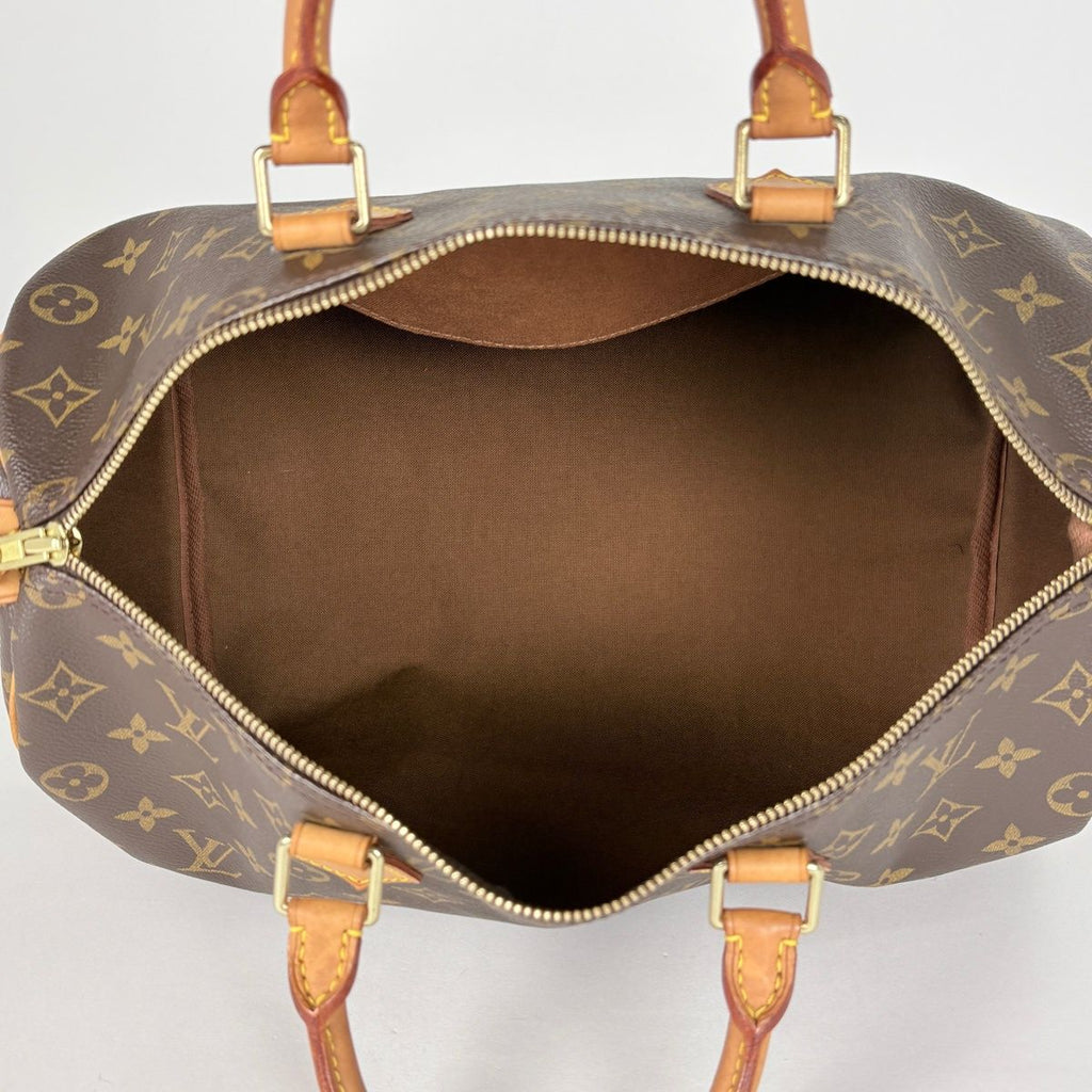 Louis Vuitton Speedy 35 Boston Bag Monogram Brown — view 7