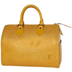 Louis Vuitton Speedy 25 Boston Bag Epi Tassili Yellow