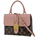 Louis Vuitton Locky BB Handbag 2-Way Monogram Brown Rose Poudre