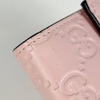 Gucci Wallet Guccissima Linea Cat Bifold Leather Pink — view 4